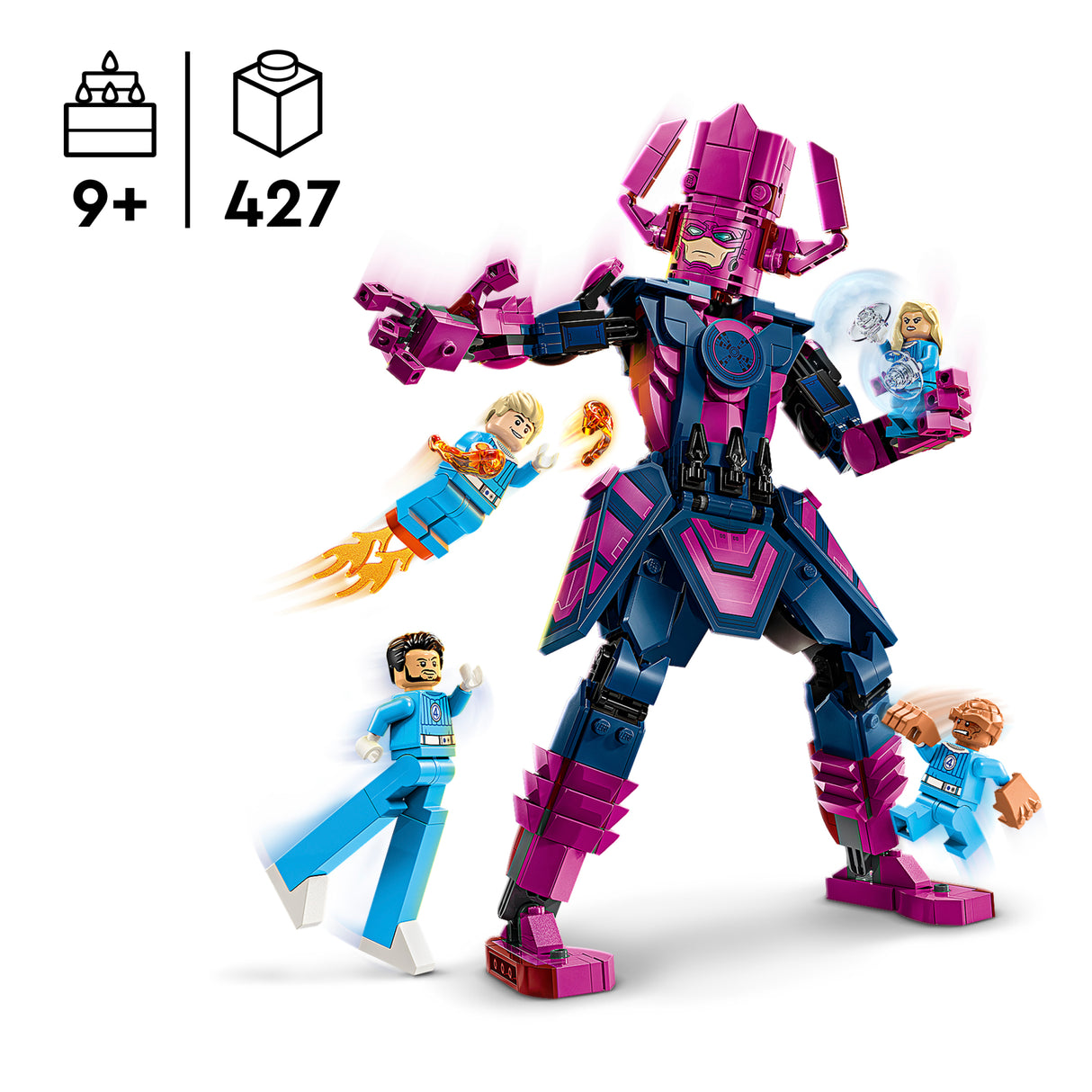LEGO Marvel Fantastiline nelik vs. Galactus ehitusfiguur 76316L