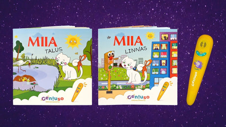Geniuso MIIA uued rääkivad raamatud - ekraanivaba tugi keele ja eneseväljendamisoskuse arendamiseks