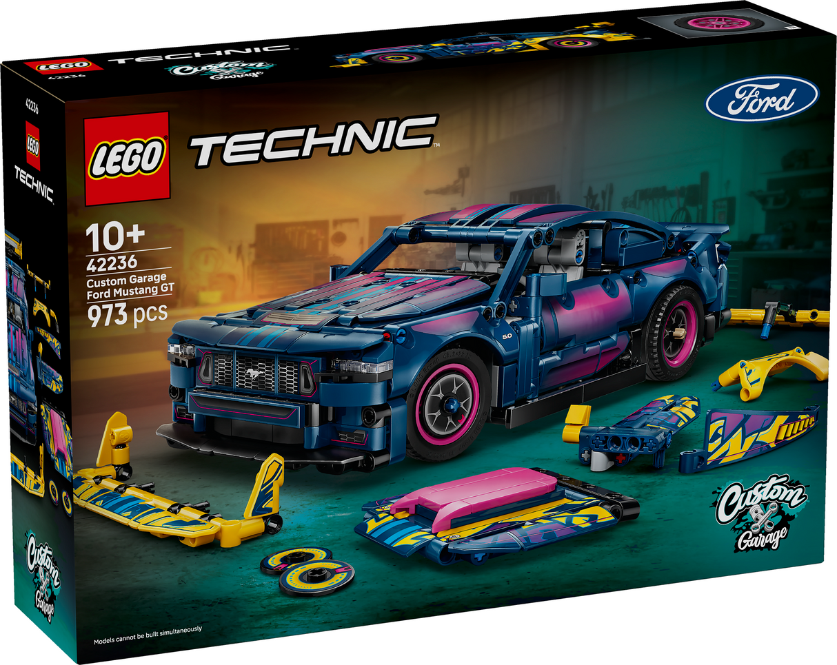 LEGO Technic Kohandatud garaaž Ford Mustang GT autole 42236L