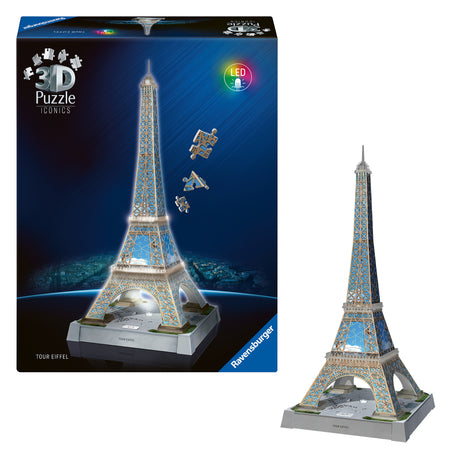 Ravensburger 3D  pusle LED valgusega: Eiffeli torn 12008024V