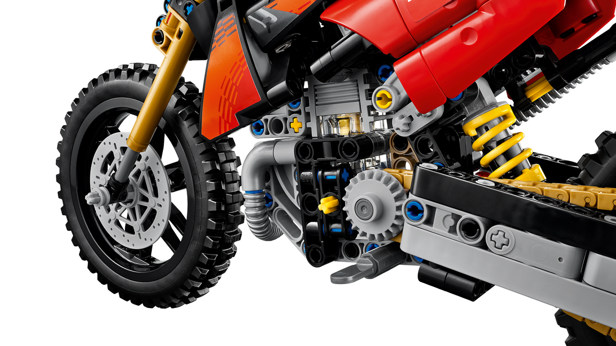 LEGO Technic Ducati Desmo450 MX Factory mootorratas 42238L