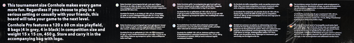 Bex Cornhole oakoti viskemäng: pro - kandekotiga 519-500
