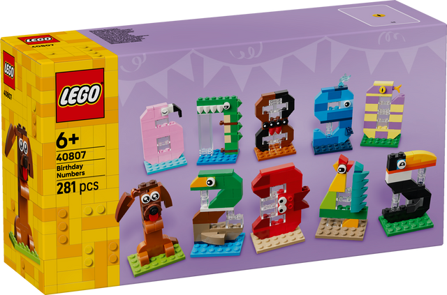 LEGO Iconic Sünnipäevanumbrid 40807L