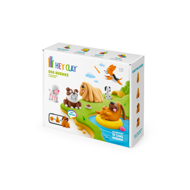 HEY CLAY voolimismass 15 tk: koerasõbrad 15030E