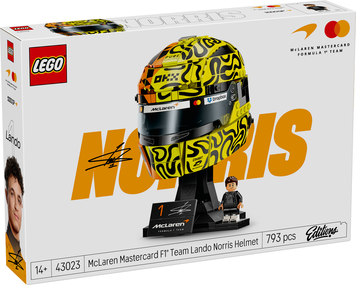 LEGO Editions McLaren Mastercard F1 Team Lando Norris kiiver 43023L