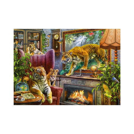 Dino pusle 1000 tk: ellu ärkavad tiigrid 53332D