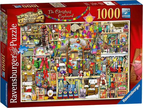 Ravensburger pusle 1000 tk: värvikas jõulukapp 12000303V