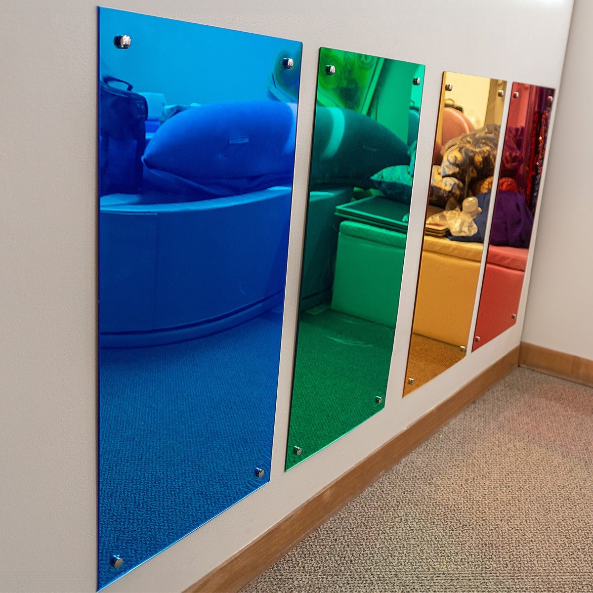 TTS vikerkaare seinapeegel - sinine EY06767B