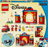 LEGO Disney Miki ja sõbrad – Miki ja sõprade tuletõrjedepoo ja -auto 10776L