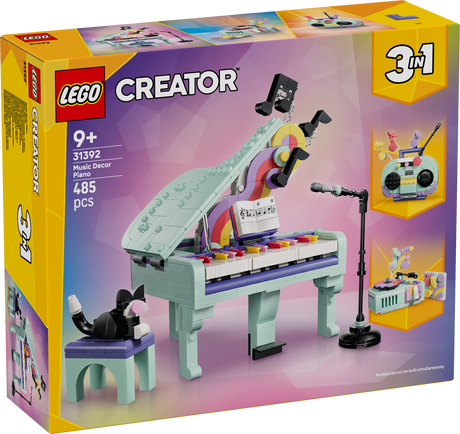 LEGO Creator Muusikateemaline kaunistus: klaver kassiga 31392L