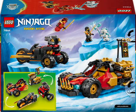 LEGO Ninjago Kai ja Cole'i kombineeritud sõidukid 71864L