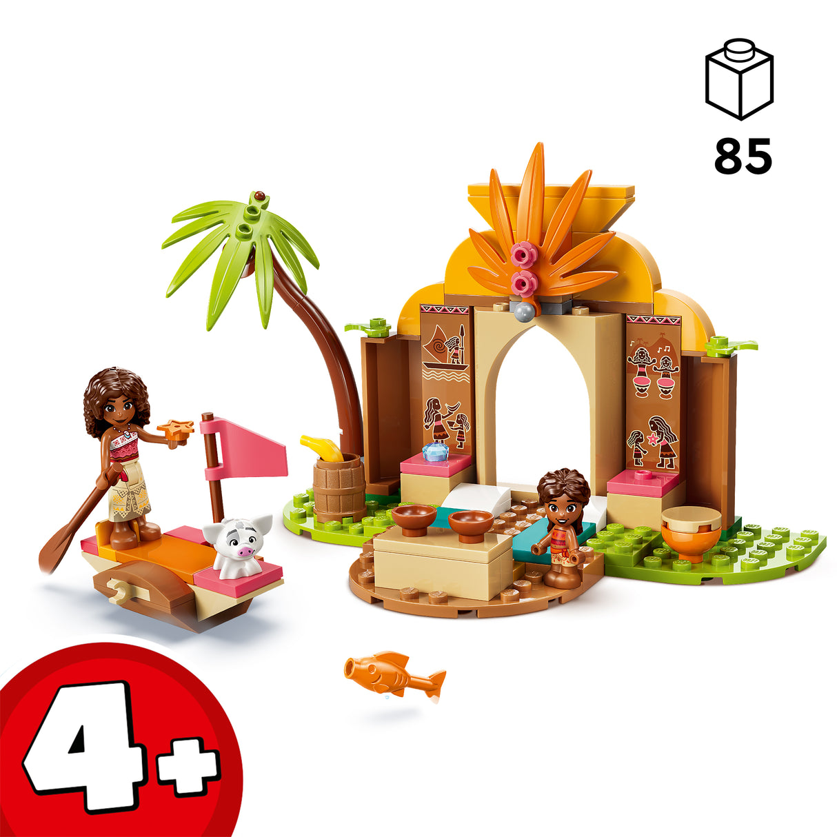 LEGO Disney Vaiana Külamaja ja paat 43282L