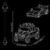 LEGO Speed Champions Jaguar Project 7 ja Land Rover Defender 77264L