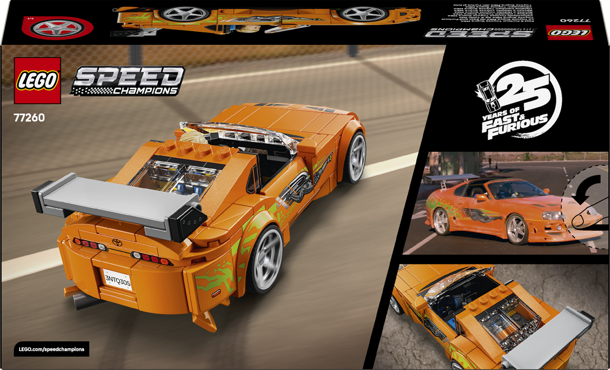 LEGO Speed Champions Kiired ja vihased Toyota Supra MK4 77260L