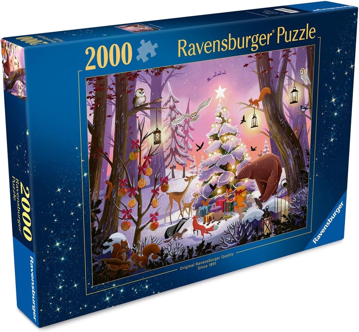 Ravensburger pusle 2000 tk: jõulud metsas 12001417V