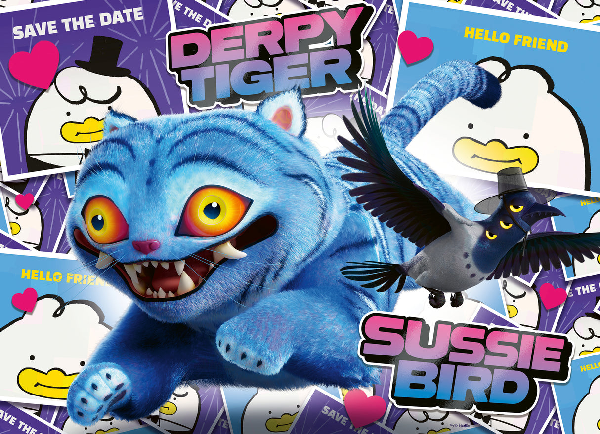 Ravensburger pusle 4x100 tk: KPop Demon Hunters 12004757V