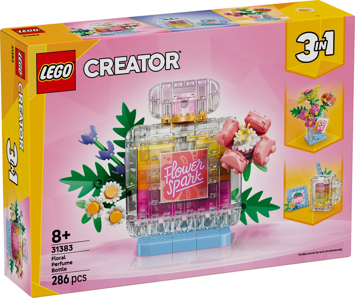 LEGO Creator Lillekaunistusega parfüümipudel 31383L