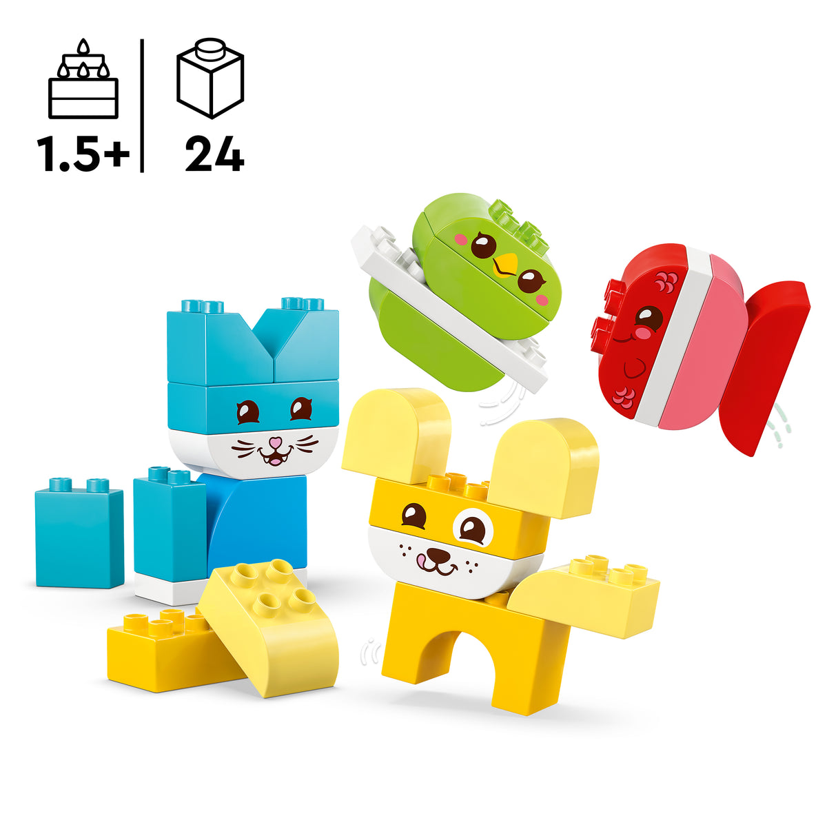 LEGO DUPLO Kolm ühes loomingulised armsad lemmikloomad 10477L