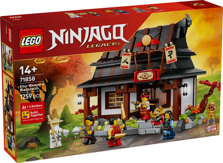 LEGO Ninjago Nelja relva sepa 15. aastapäev 71858L