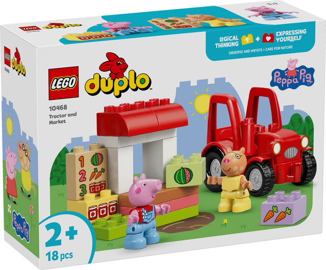 LEGO DUPLO Peppa Pig Traktor ja turg 10468L