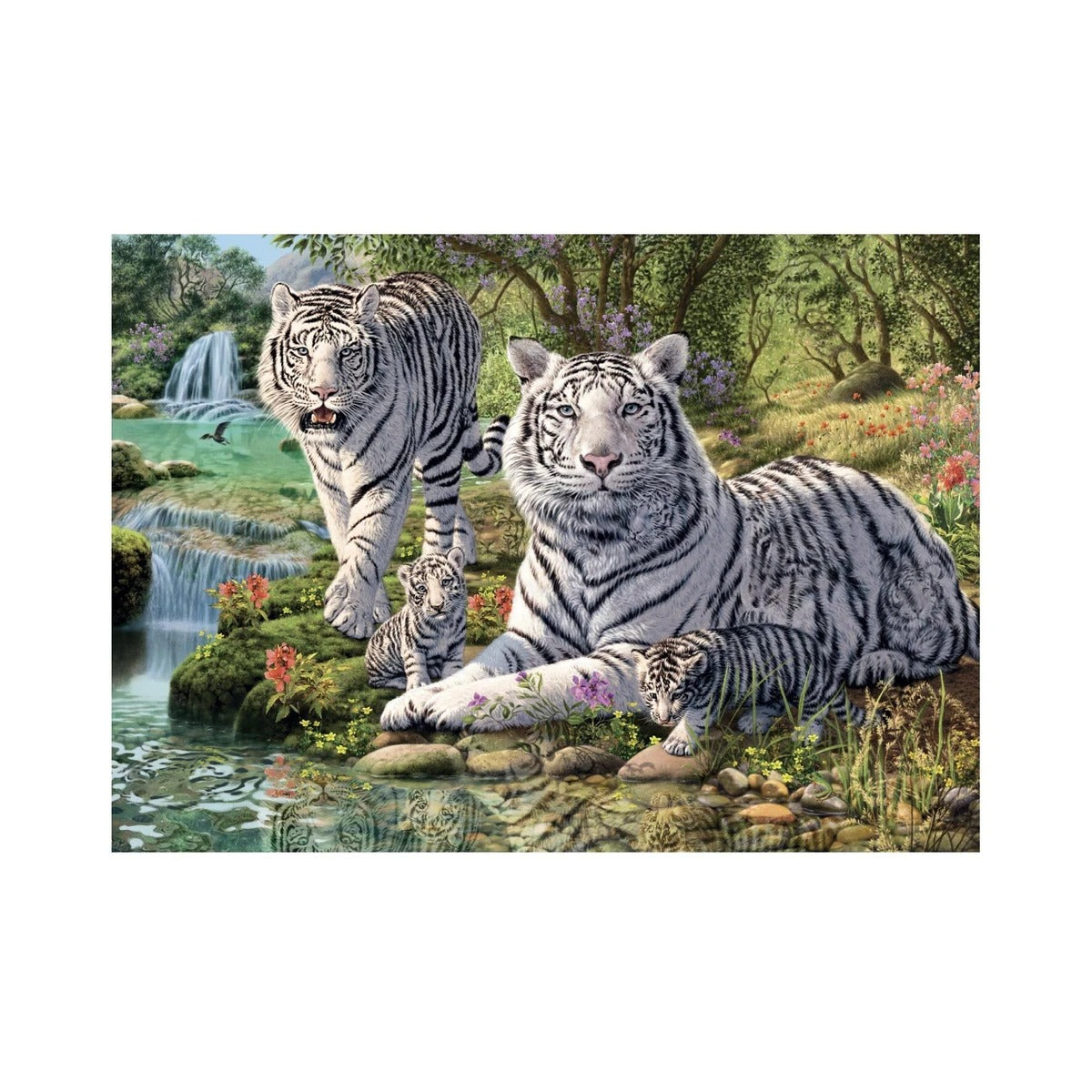 Dino peitepusle 1000 tk: valge tiiger 53326D