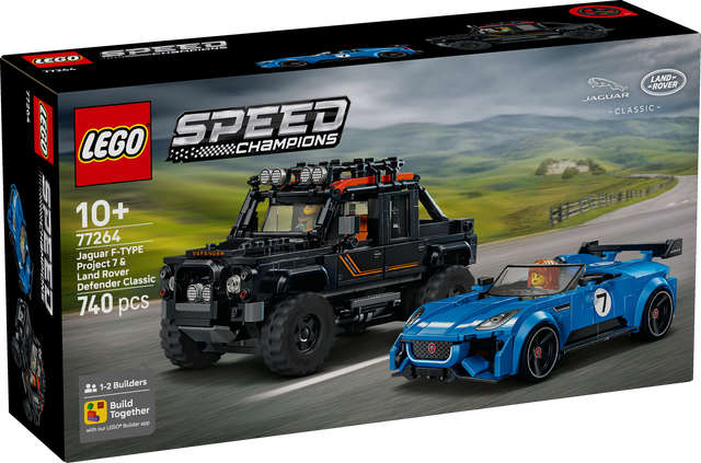 LEGO Speed Champions Jaguar Project 7 ja Land Rover Defender 77264L