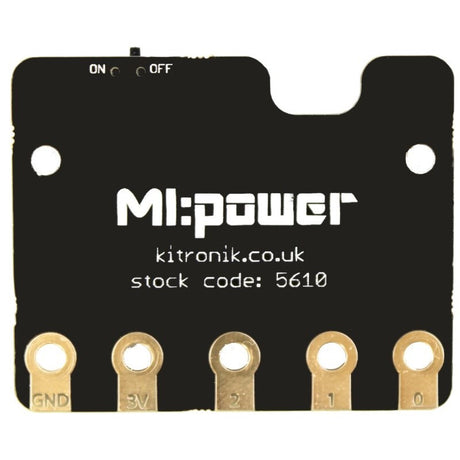 BBC micro:bit Kitronik MI:power reservtoiteallikas 5610