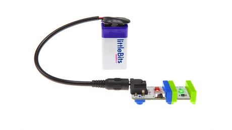 littleBits patarei + kaabel 660-0006-0000A